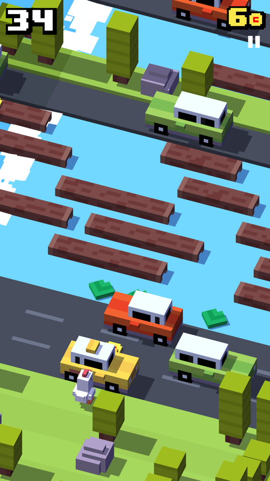 #10. Crossy Road+ (iOS) 来自: HIPSTER WHALE