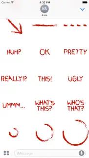 marker sticker pack - mark up images and text айфон картинки 4