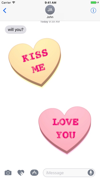 Conversation Hearts XOXO