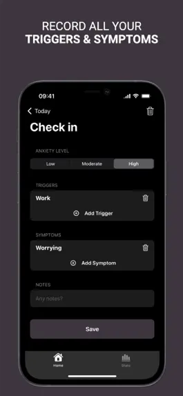Game screenshot Anxiety Tracker & Relief apk