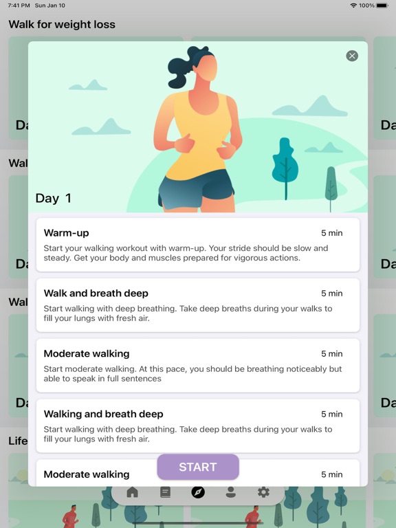 Screenshot #6 pour Marche Exercice: Compteur Pas