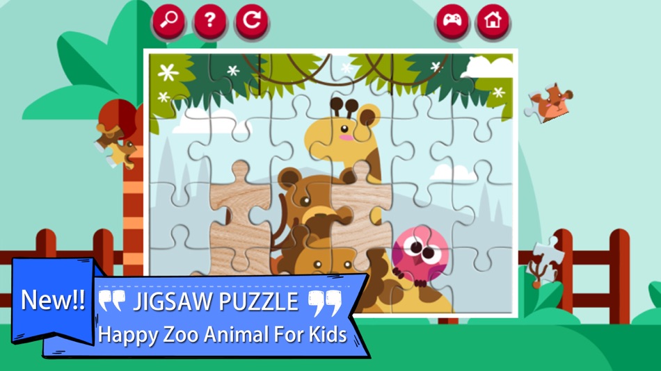 Lively Zoo Animals Jigsaw Puzzle Games - 1.0 - (iOS)