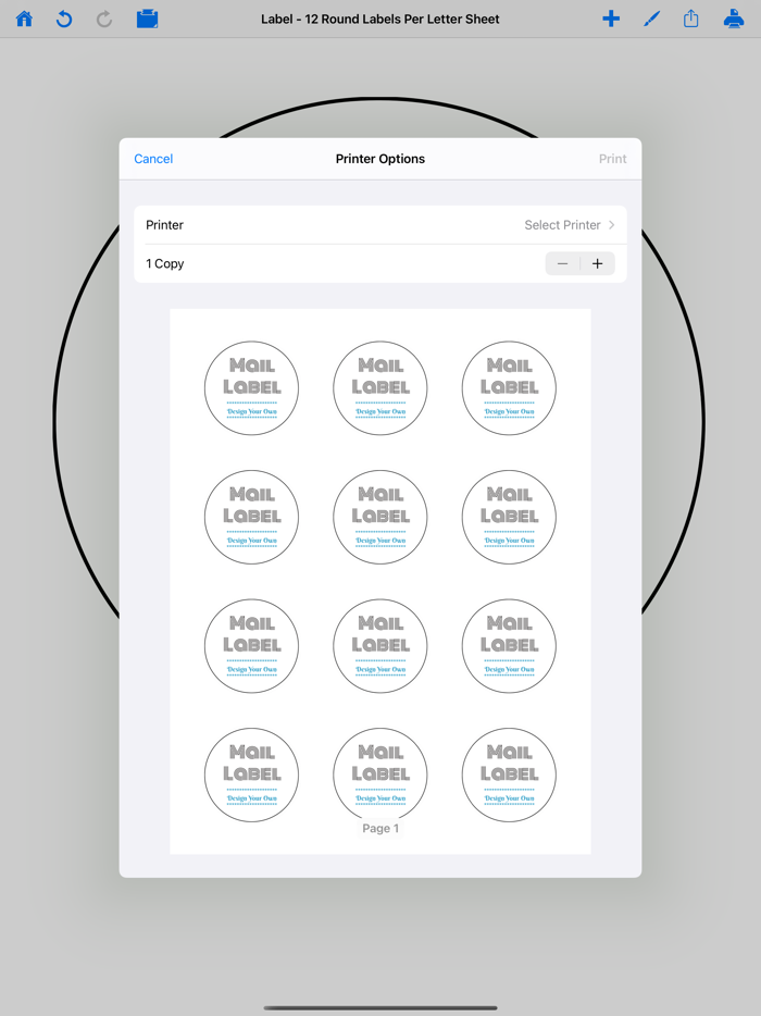 Mailing Label Designer