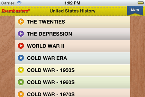 CLEP U.S. History Prep Flashcards Exambusters screenshot 3