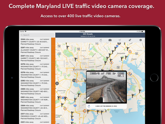 Screenshot #5 pour Maryland Roads Traffic