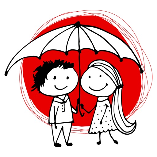 Couple In Love - Valentine's Day Stickers Vol 01