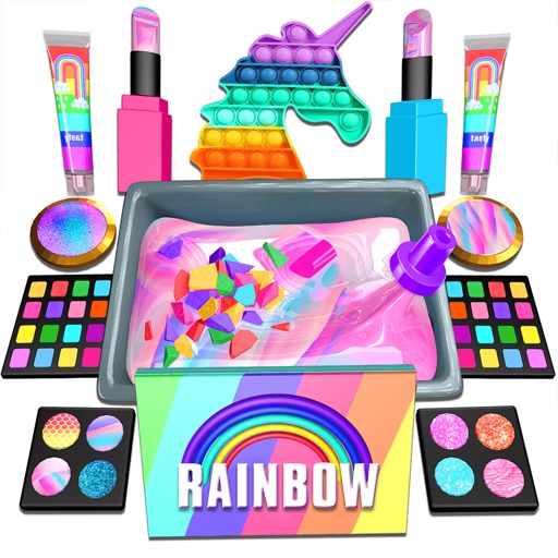 Mix Makeup & Pop it into Slime Icon