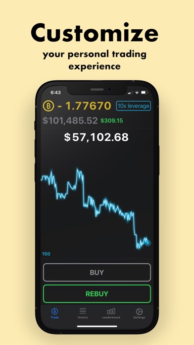 Bitcoin Simulator Screenshot