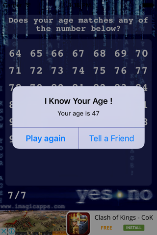 iKnow Your Age ! screenshot 2