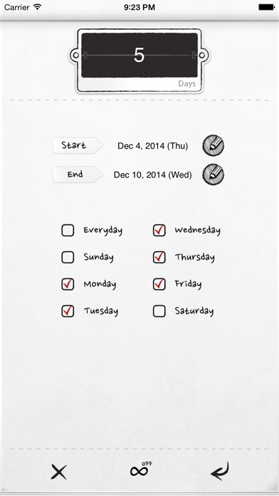My Wonderful Goals * To-do note for my daily life Screenshot 3