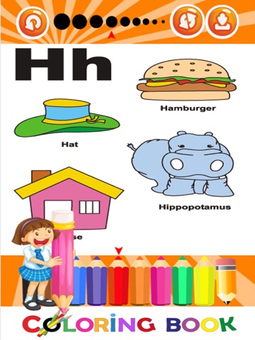 ABC alphabet color : Game Paint For Kidsのおすすめ画像3