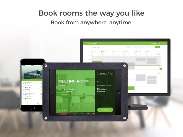 Workscape - Simple Room Schedule Display & Booking screenshot-3