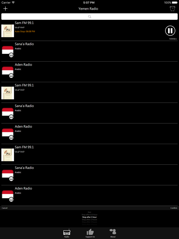 Yemen Radio iPad screenshot 3 - Entertainment app