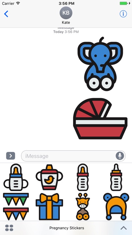 Pregnancy Stickers - Emoji For Pregnant Moms