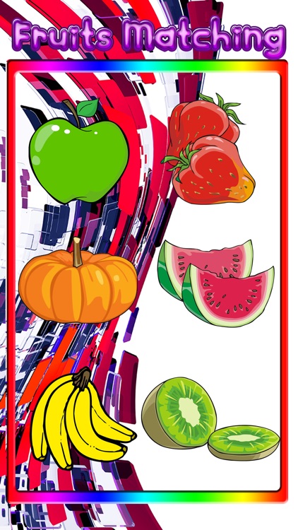 Cards Game For Kids - Fruits Matching Puzzles Test