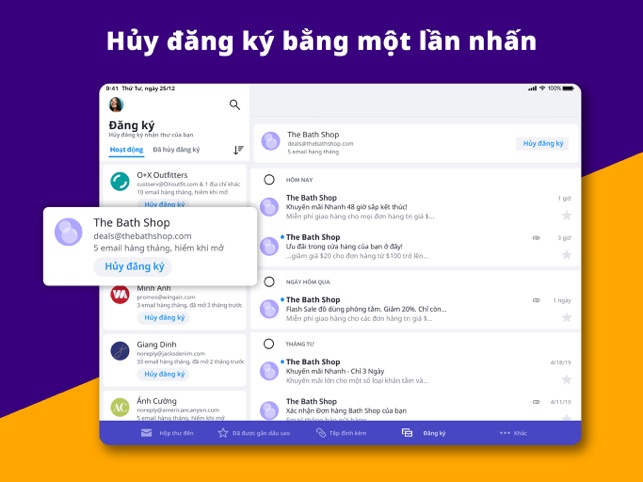 Yahoo Mail – Luôn ngăn nắp
