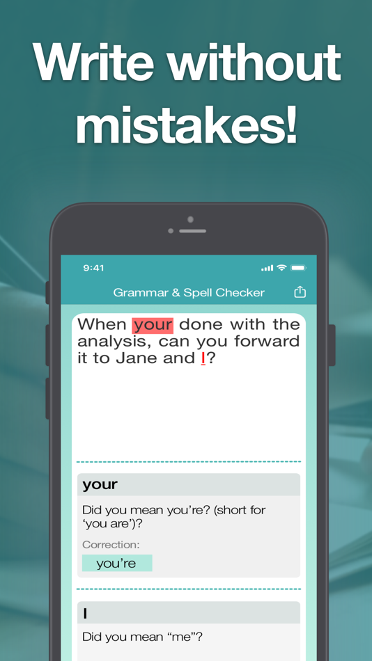 #2. Grammar Check゜ (iOS) 由: Alexa Horvath