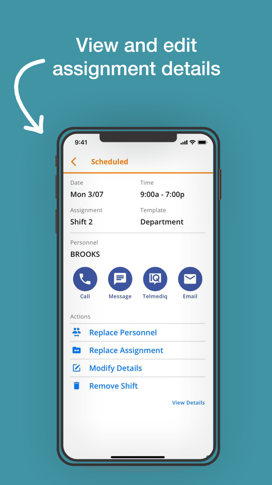 #2. PerfectServe LB Scheduling (iOS) Av: Lightning Bolt Solutions