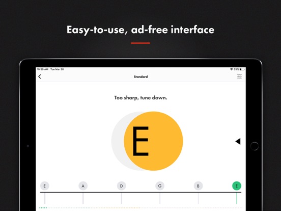 Fender Tune: Guitar Tuner App iPad app afbeelding 2