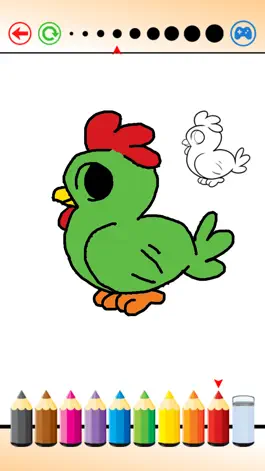 Game screenshot Drawing Animal on Sketch line and Coloring for Kid apk