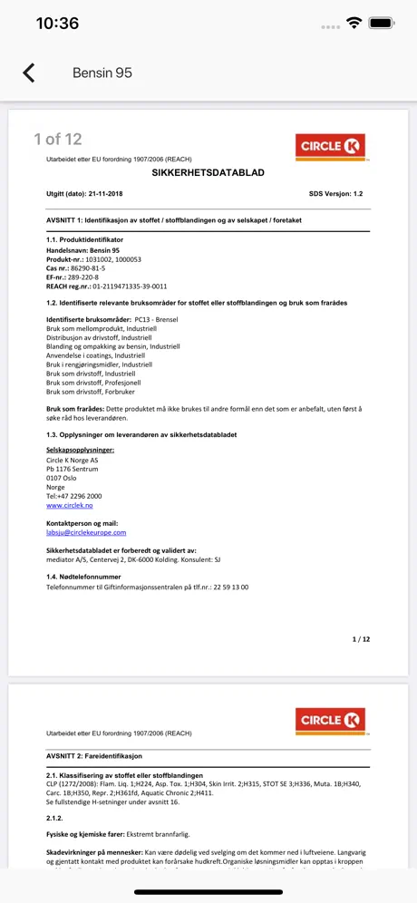 Old Chemical Manager