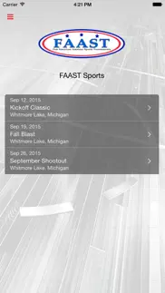 faast sports iphone screenshot 1