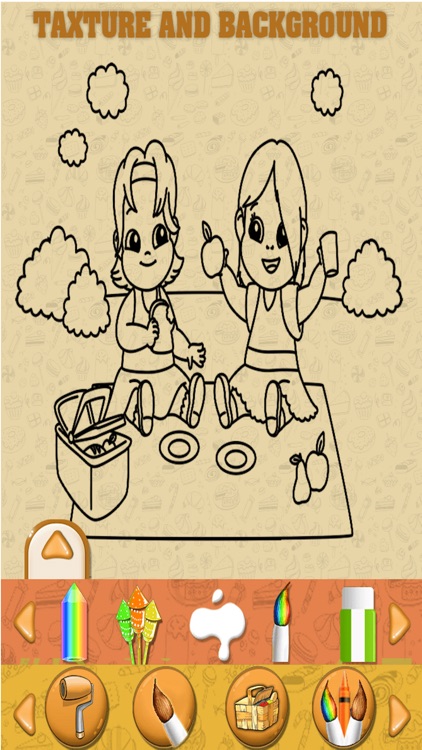 Picninc Kids Coloring Game Pro screenshot-3