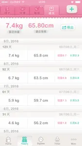 MyBaby · 喂奶提醒 x 成长日志 screenshot #2 for iPhone