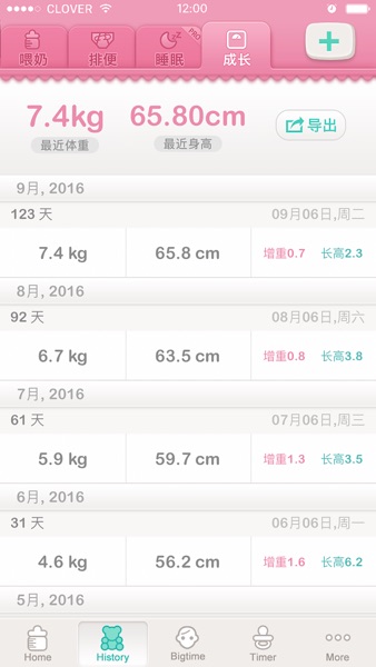 【图】MyBaby · 喂奶提醒 x 成长日志(截图2)