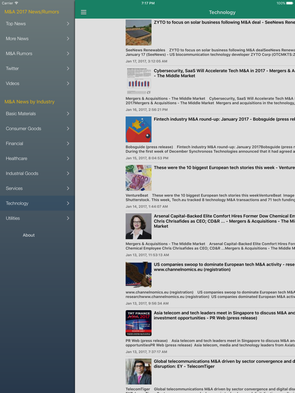Screenshot #6 pour Mergers & Acquisitions News Free - M&A Updates