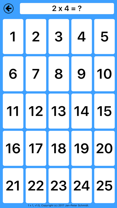Screenshot #2 pour Einmaleins (1x1)