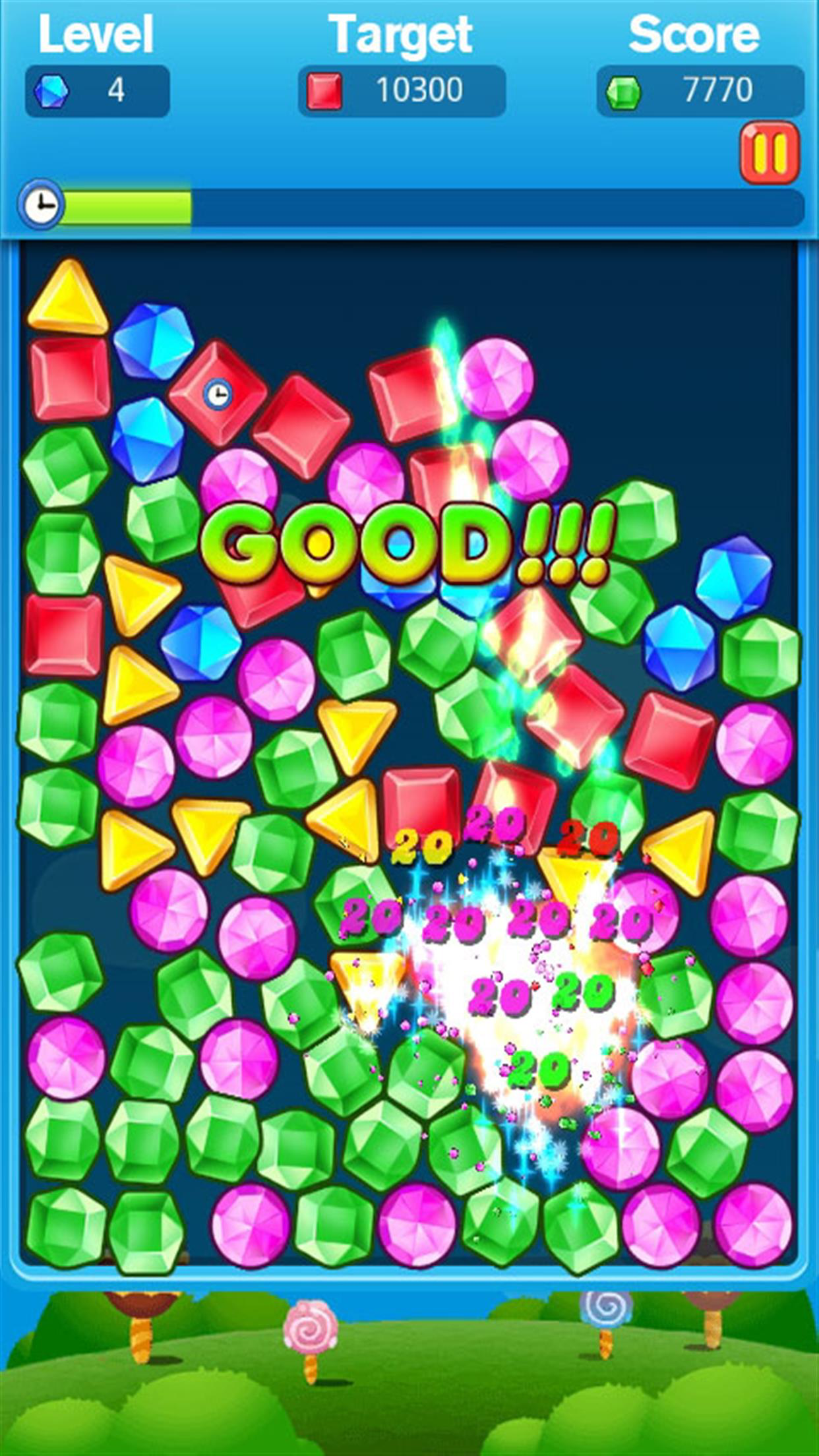 Jewels Lines-Physics Edition Free Games