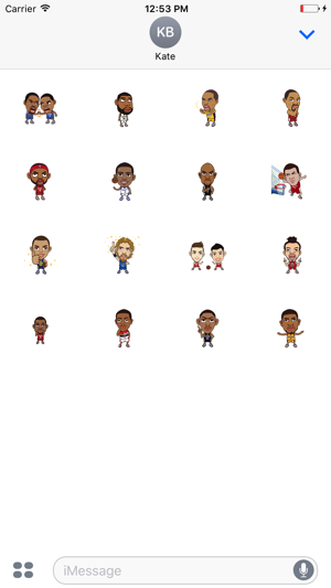 Animated Basket-Ball Star Stickers For iMessage(圖3)-速報App