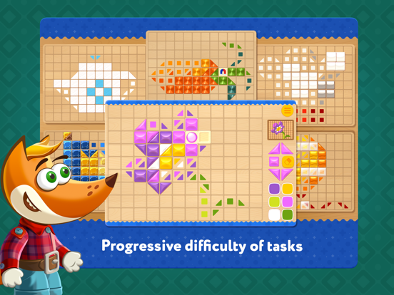 Tim the Fox - Mosaic iPad screenshot