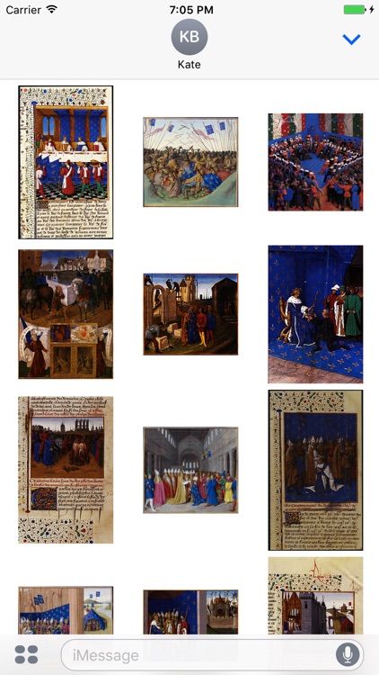 Jean Fouquet Artworks Stickers