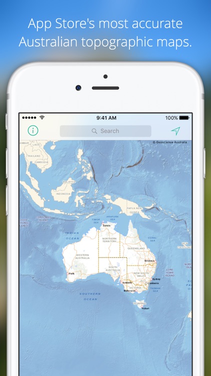 Topo maps Australia