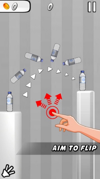 Swipe Bottle Finger Game