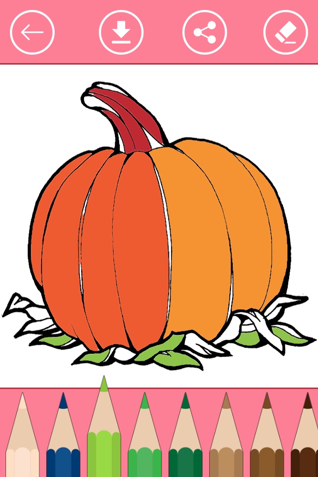 Halloween Coloring Book for Kids: Learn to color screenshot 2