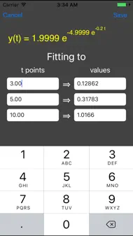 Gompertz function graphing calculator and fitter iphone bilder 1