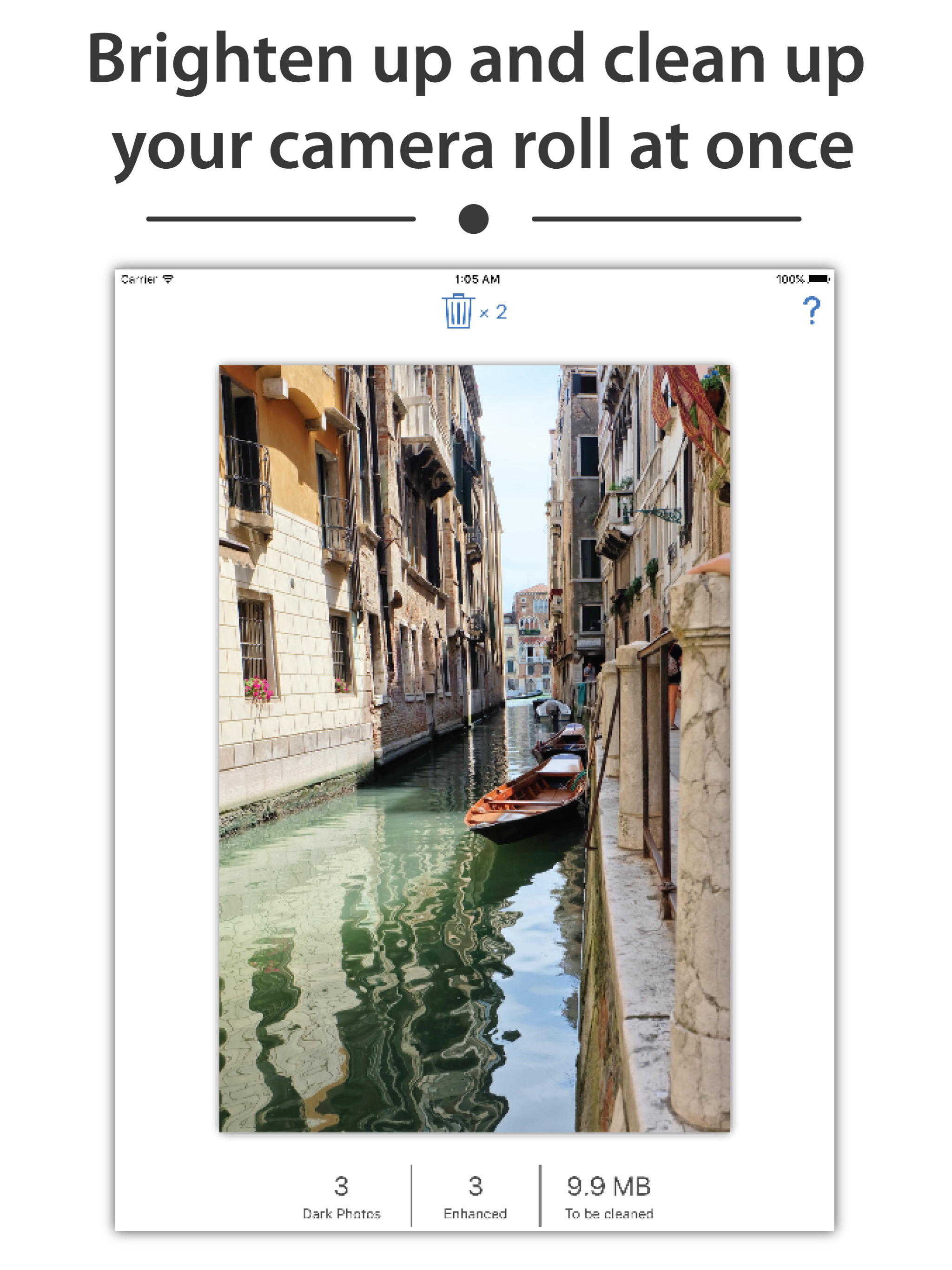 Enhancy - auto fix dark photos