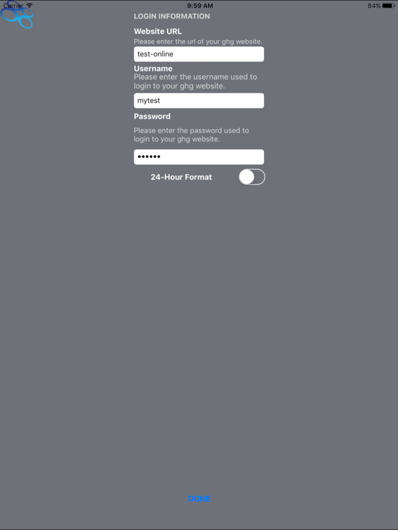 Screenshot #4 pour GHG Mobile Webclock