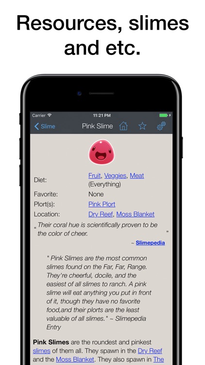 Pocket Wiki for Slime Rancher