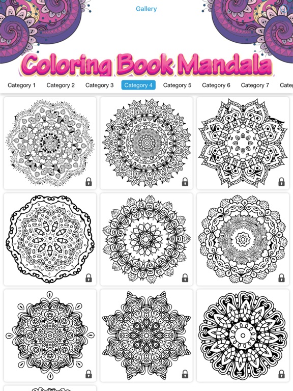 Screenshot #6 pour Livre colorier mandala nouveaux jeux pour enfants