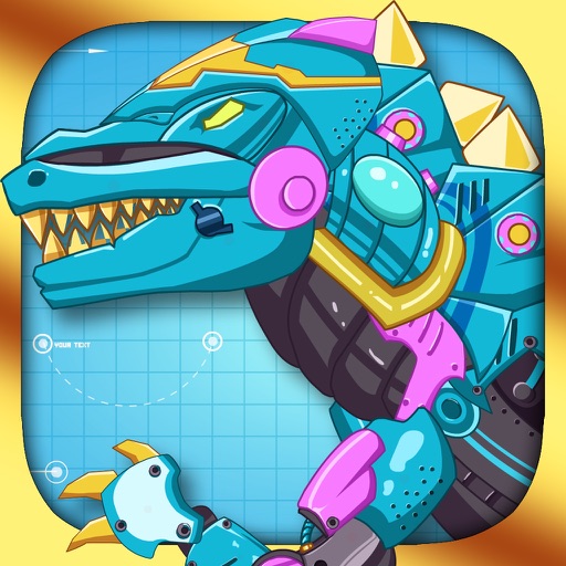 Steel Dino Toy: Mechanic Tyrannosaurus iOS App