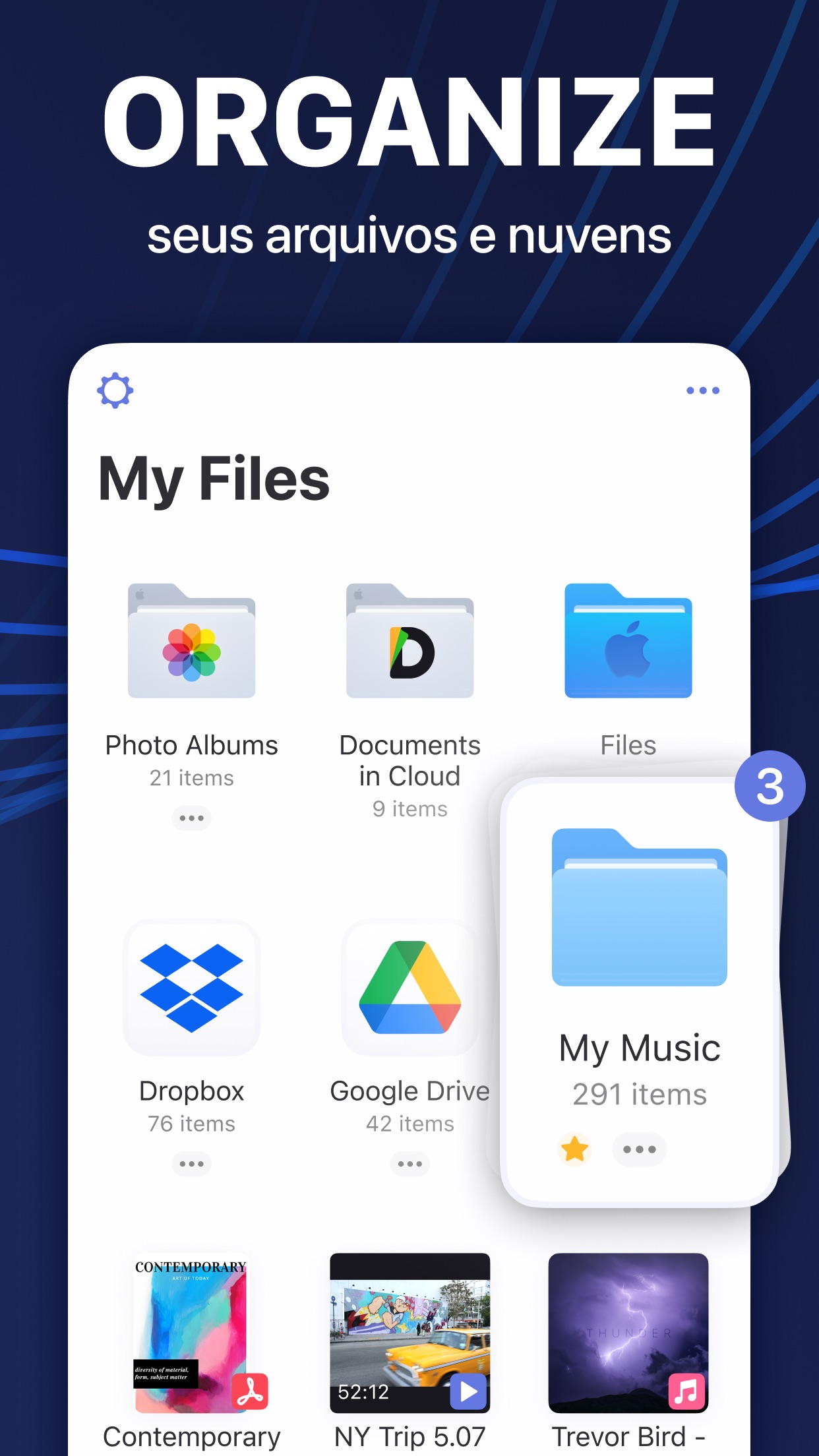 Screenshot do app Documents:meus arquivos, vídeo