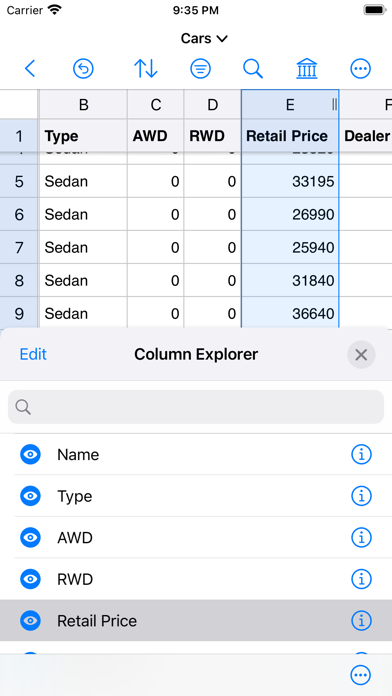 Easy CSV Editor Mobileのおすすめ画像3