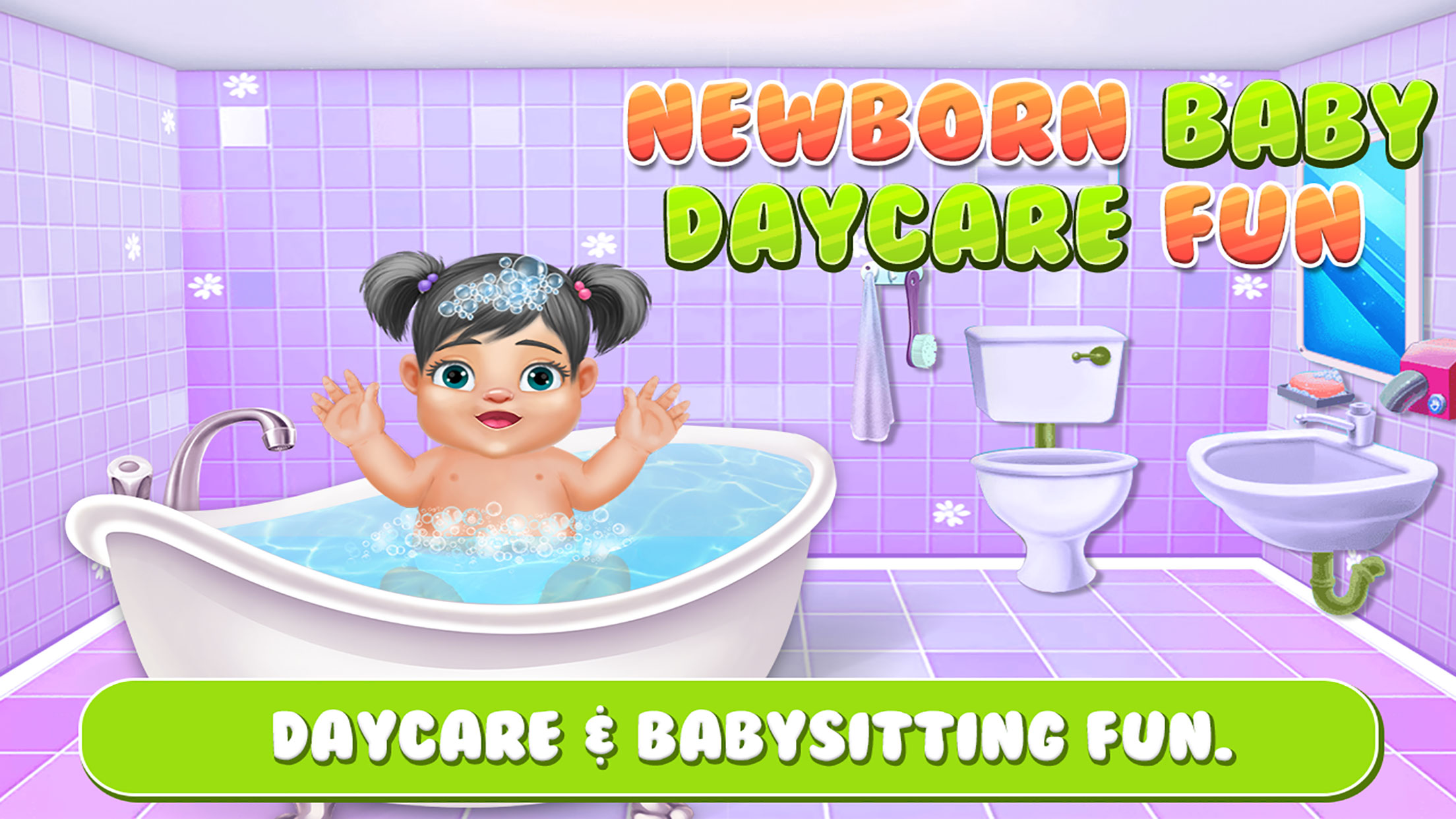 Newborn Baby Daycare Fun