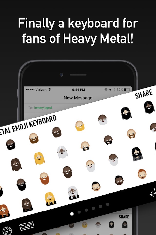 Heavy Metal Emoji screenshot 2