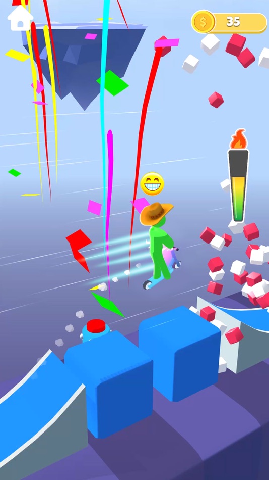 #1. Color Race 3D - Splash Run (iOS) 由: GAMES FORT STUDIOS