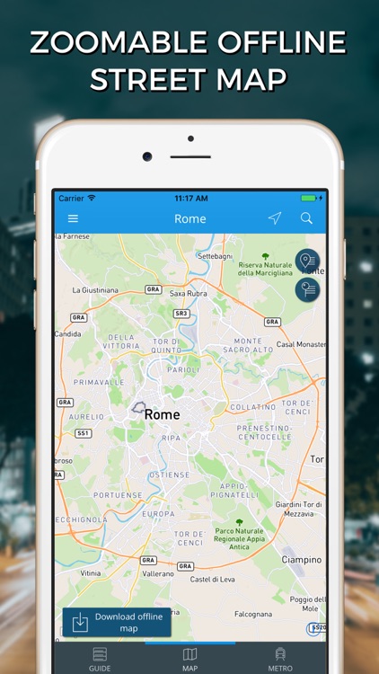 Rome Travel Guide with Offline Street Map screenshot-3